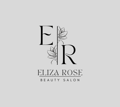 Grey and Black Feminine Beauty Logo