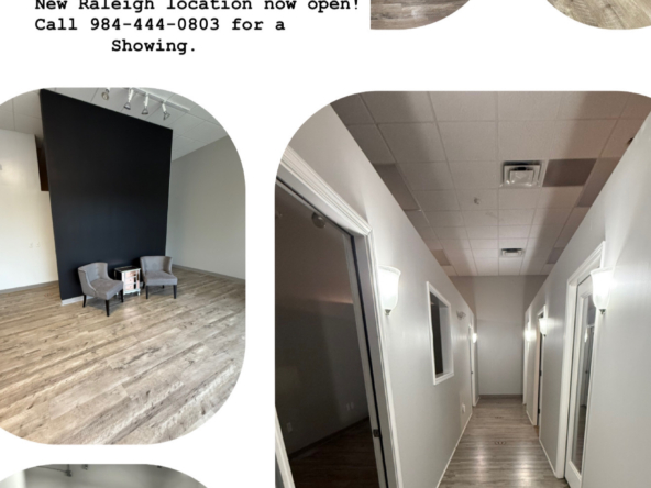 Bright, clean salon interior with hardwood floors and stylish waiting areas.