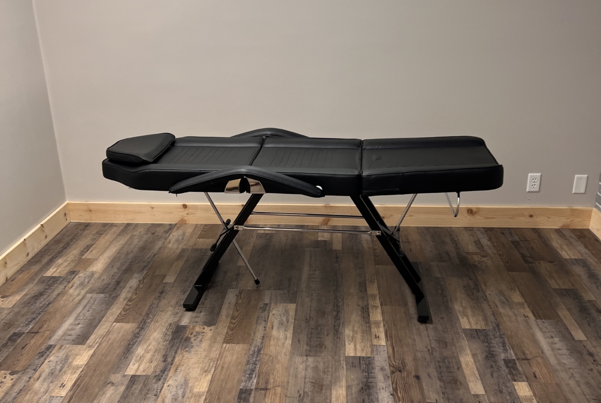 High-quality professional massage table for salons and spas.