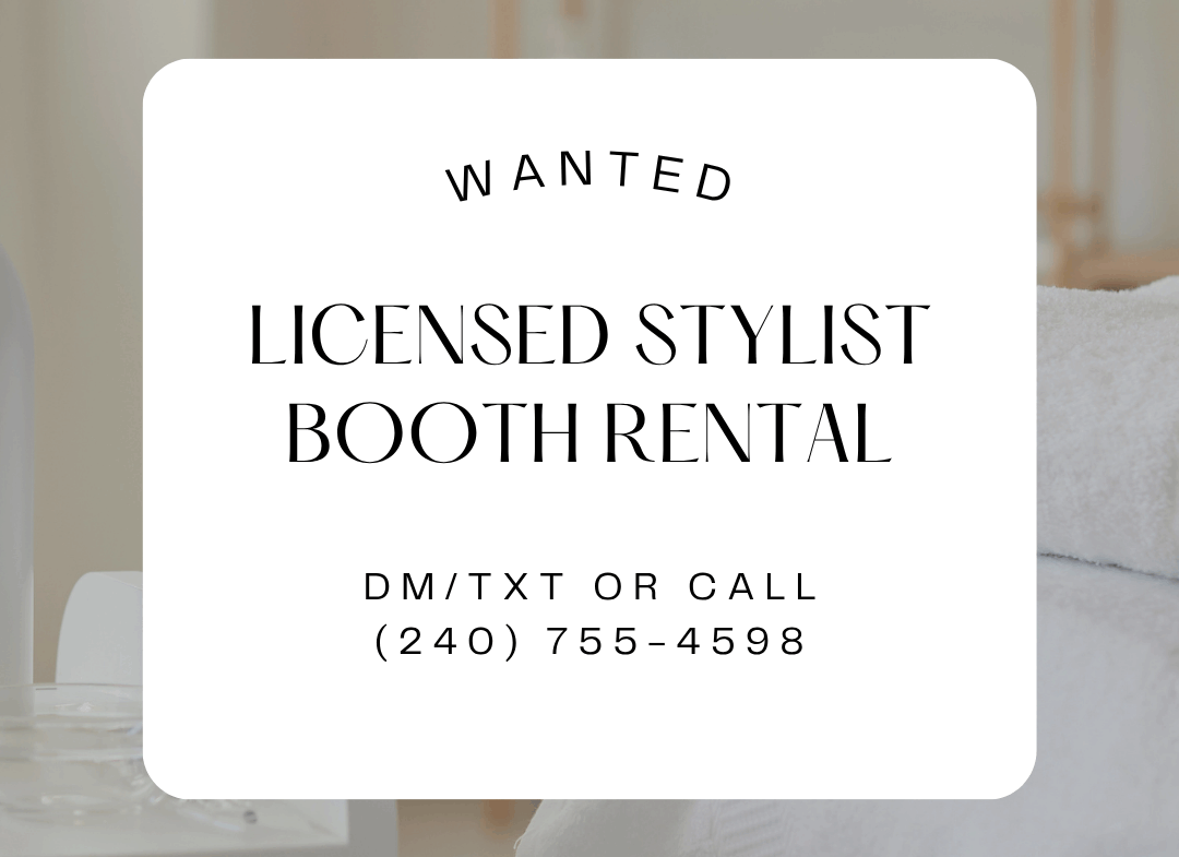 Elegant spa-like space with clean, modern decor perfect for professional salon booth rentals.