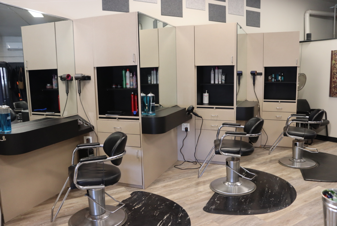 Salon rental studio for hair, beauty, and barber professionals.