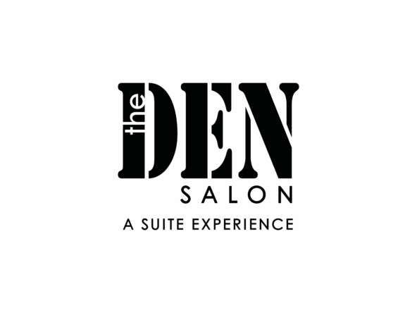 A stylish black and white logo for Salon Renter, highlighting professional salon management and rental services.