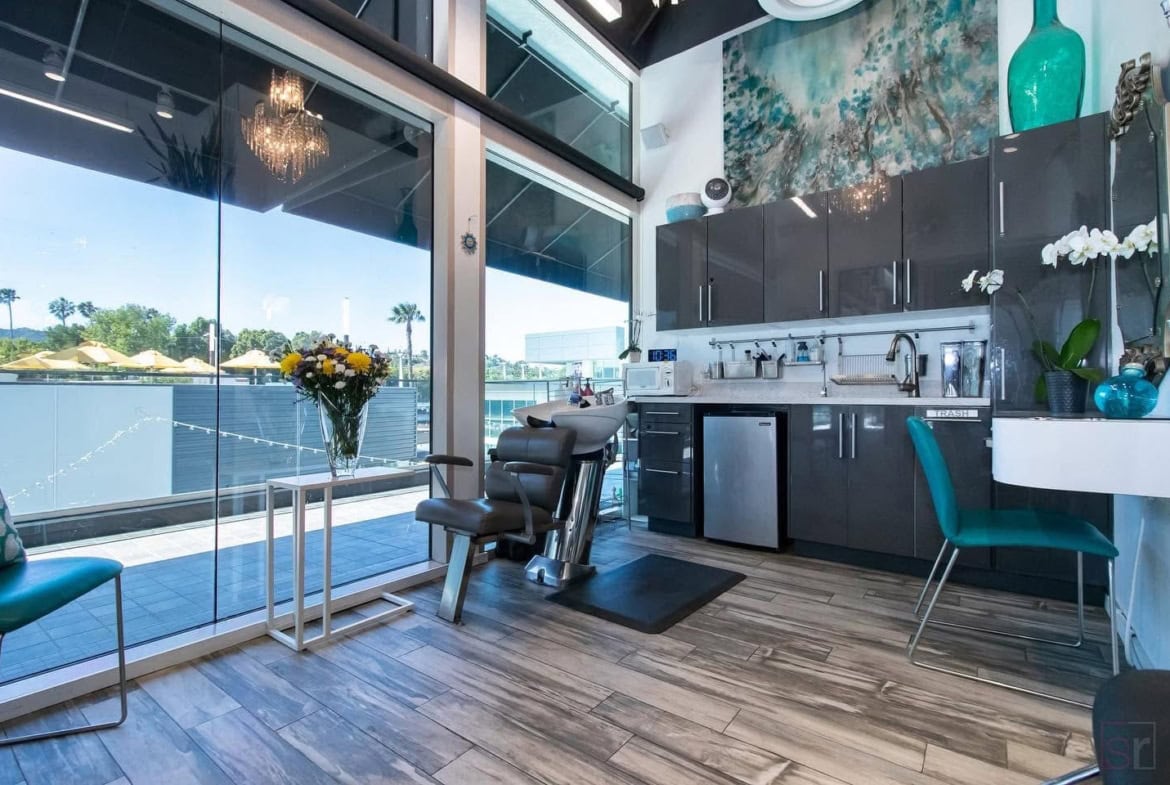 Stylist Chair for Rent in Private Studio – Salon Republic Encino - Salon Suite for Rent in Encino, California